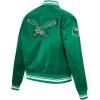 Pro Standard Womens NFL Retro Classics Satin Jacket(Kelly Green)