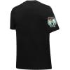 Womens NBA Classic Chenille Cotton Short Sleeve Slim Fit Tee(Black)