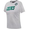 Womens NBA Classic Chenille Cotton Short Sleeve Slim Fit Tee(Heather Grey)