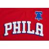 Womens NBA Classic Chenille Cotton Short Sleeve Slim Fit Tee(Red)