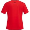 Womens NBA Classic Chenille Cotton Short Sleeve Slim Fit Tee(Red)
