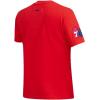 Womens NBA Classic Chenille Cotton Short Sleeve Slim Fit Tee(Red)