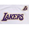 Womens NBA Classic Chenille Cotton Short Sleeve Slim Fit Tee(White)