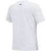 Womens NBA Classic Chenille Cotton Short Sleeve Slim Fit Tee(White)