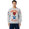 Pro Standard Mens NFL Chicago Bears Old English Crewneck Sweatshirt Heather Grey