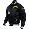 Pro Standard Mens NFL Los Angeles Chargers Old English Satin Jacket