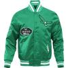 Pro Standard Mens NFL Old English Satin Jacket(Kelly Green)