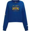 Pro Standard NCAA womens Womens College Classic Essentials Brushed Back French Terry Crewneck Sweatshirt(Dodger Blue)