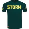 Pro Standard WNBA Mens Mens WNBA Classic Chenille Cotton Short Sleeve Tee(Forest Green)