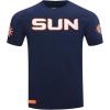 Pro Standard WNBA Mens Mens WNBA Classic Chenille Cotton Short Sleeve Tee(Midnight Navy)