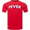 Pro Standard WNBA Mens Mens WNBA Classic Chenille Cotton Short Sleeve Tee(Red)