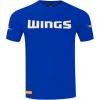 Pro Standard WNBA Mens Mens WNBA Classic Chenille Cotton Short Sleeve Tee(Royal Blue)