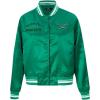 Pro Standard Womens NFL Retro Classics Satin Jacket(Kelly Green)