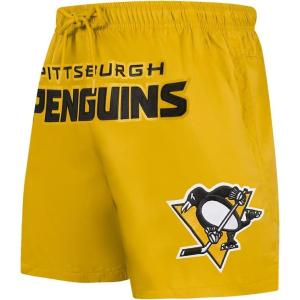 Mens NHL Classic Woven Woven Short(Yellow)