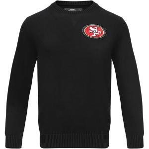 Pro Standard Mens NFL Classic Crewneck Sweater(Black)