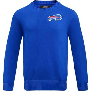 Pro Standard Mens NFL Classic Crewneck Sweater(Royal Blue)