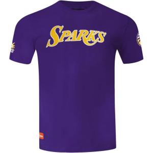 Pro Standard WNBA Mens Mens WNBA Classic Chenille Cotton Short Sleeve Tee(Purple)