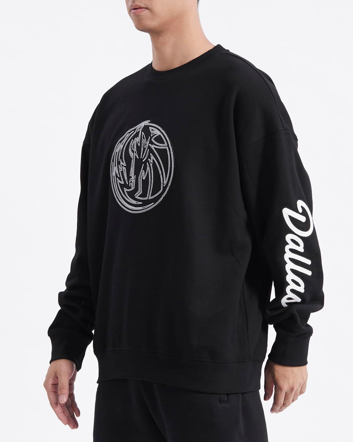 image:imagePRO STANDARD Mens NBA Wingspan Fleece Crewneck SweatshirtBlack