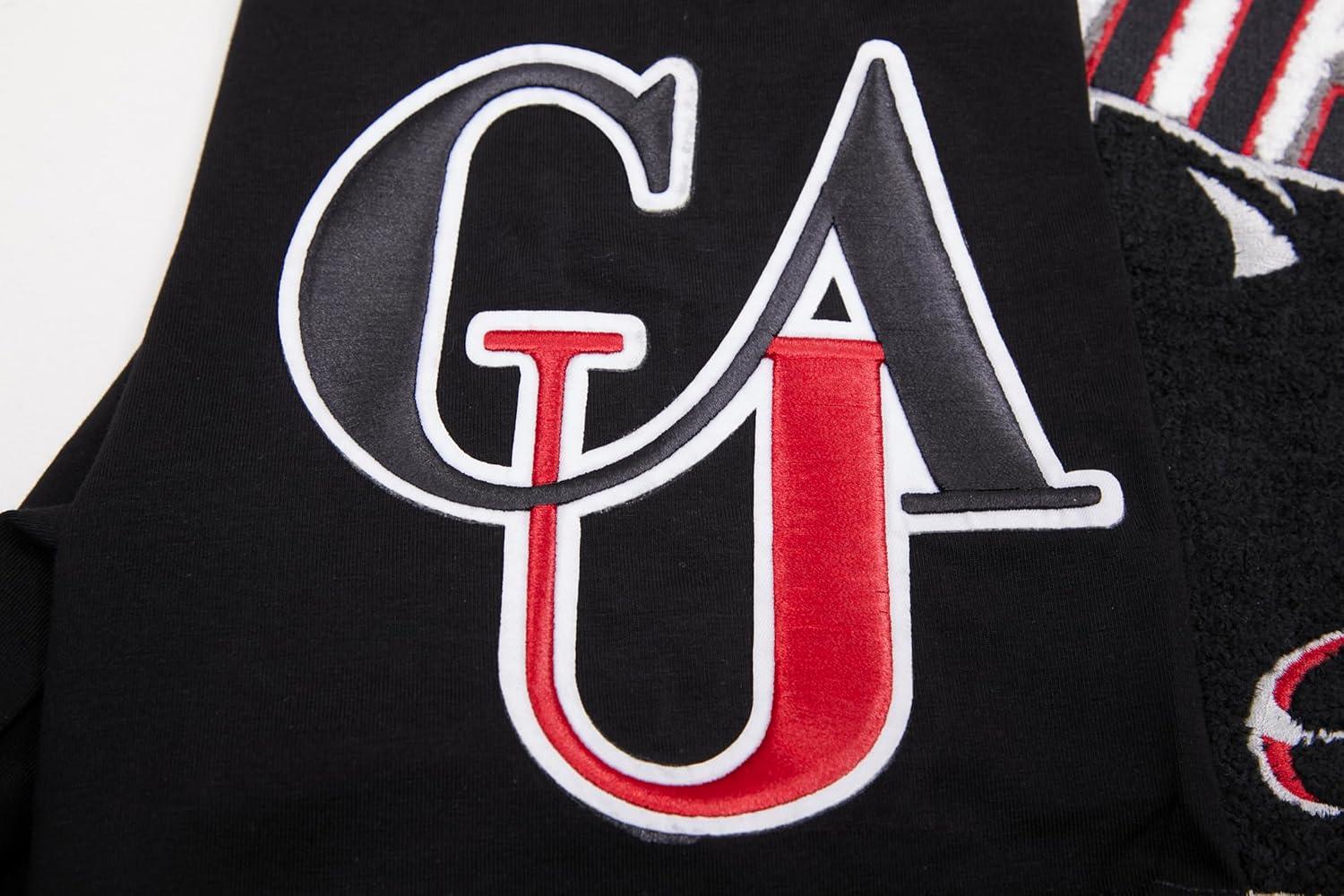 image:imagePro Standard Mens Clark Atlanta University Classic Chenille Short Sleeve Tee Black L