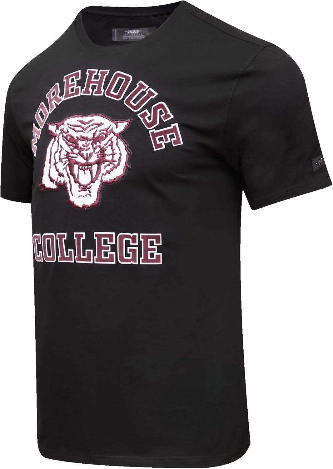image:imagePro Standard Mens College Classic Chenille Stacked Logo Short Sleeve TeeBlack