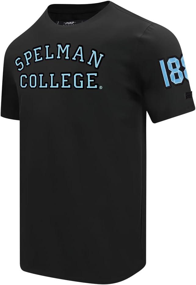 image:imagePro Standard Mens College Classic Chenille Stacked Logo Short Sleeve TeeBlack
