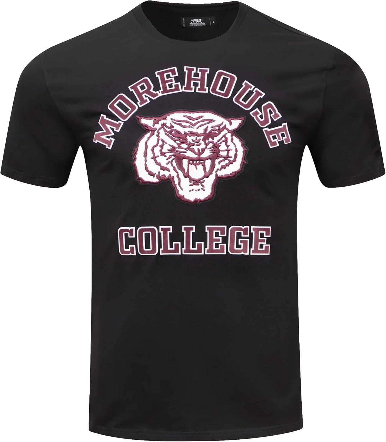 image:imagePro Standard Mens College Classic Chenille Stacked Logo Short Sleeve TeeBlack