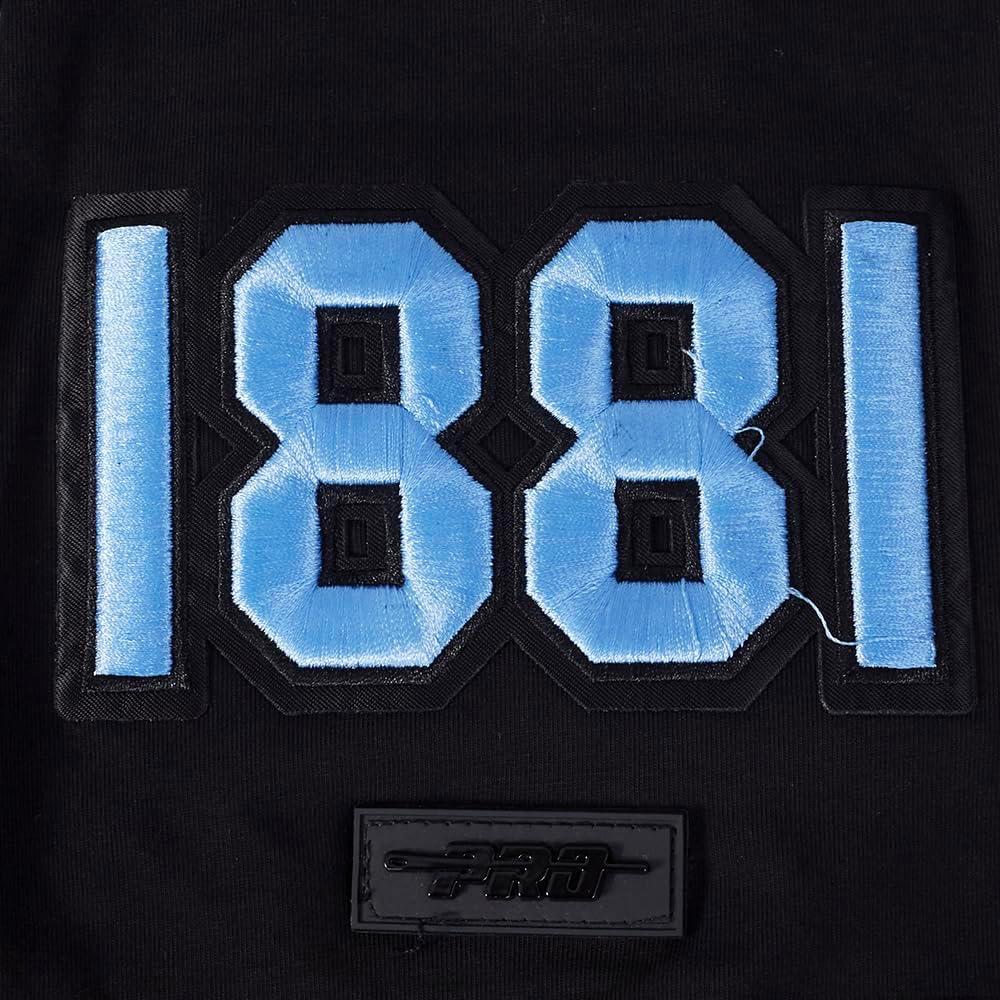 image:imagePro Standard Mens College Classic Chenille Stacked Logo Short Sleeve TeeBlack