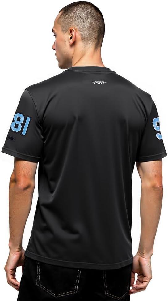 image:imagePro Standard Mens College Classic Chenille Stacked Logo Short Sleeve TeeBlack