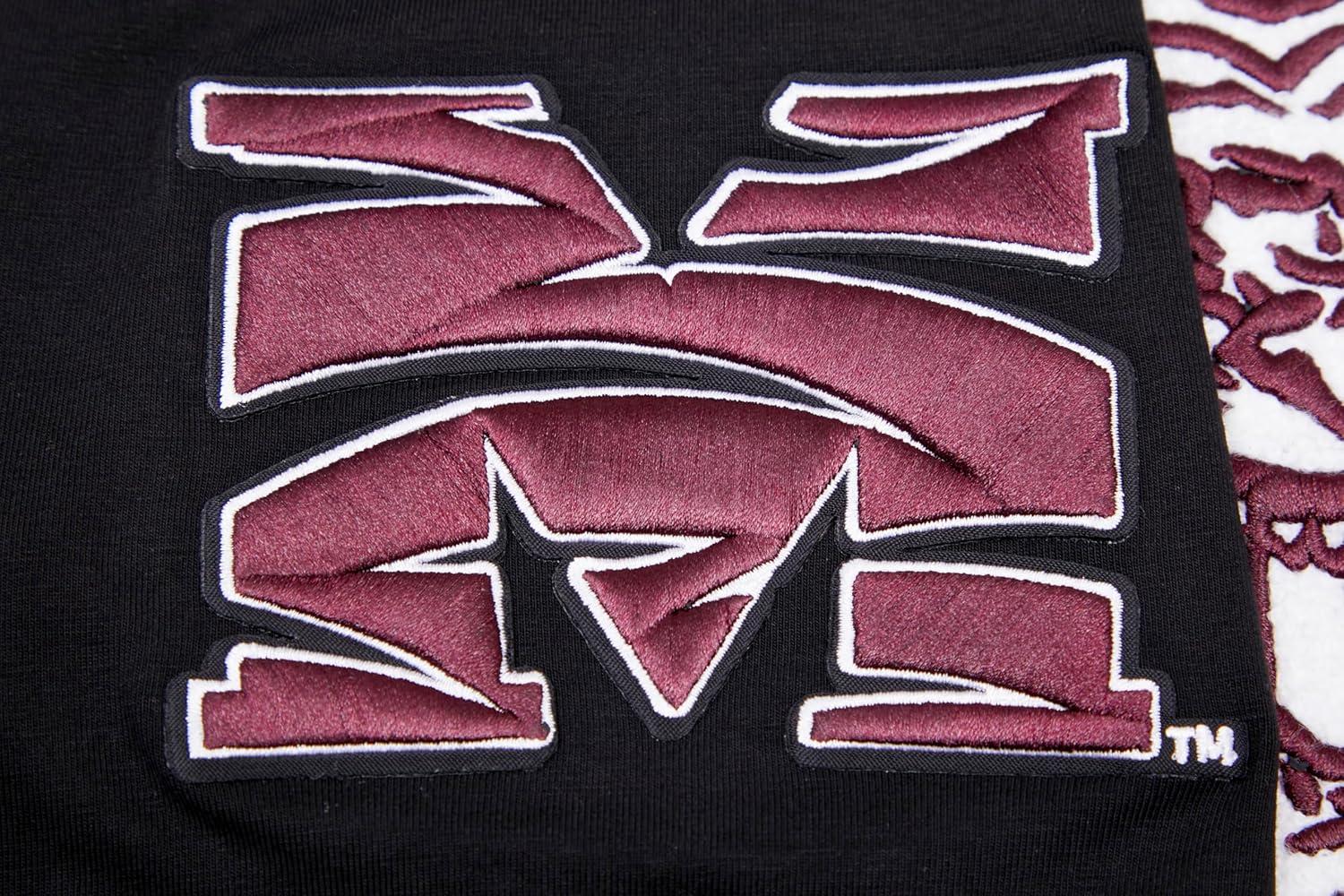 image:imagePro Standard Mens College Classic Chenille Stacked Logo Short Sleeve TeeBlack