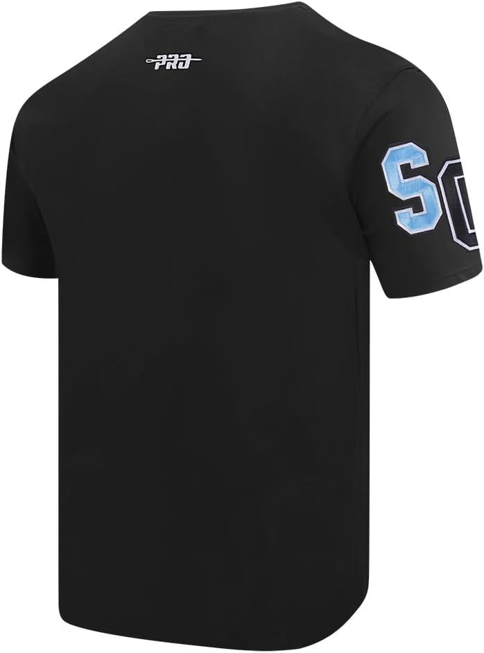 image:imagePro Standard Mens College Classic Chenille Stacked Logo Short Sleeve TeeBlack