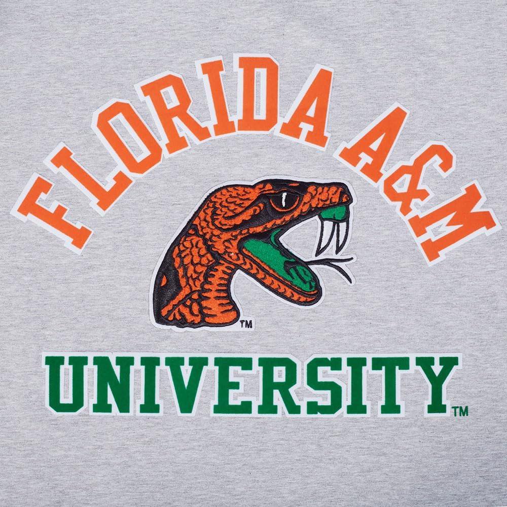 image:imagePro Standard Mens College Classic Chenille Stacked Logo Short Sleeve TeeHeather Grey