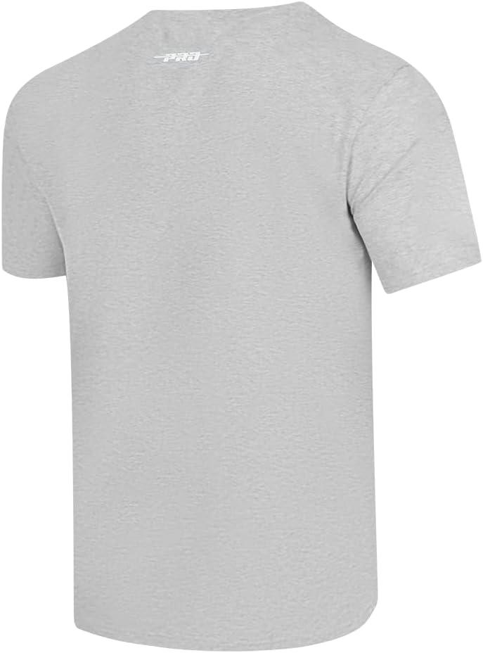image:imagePro Standard Mens College Classic Chenille Stacked Logo Short Sleeve TeeHeather Grey