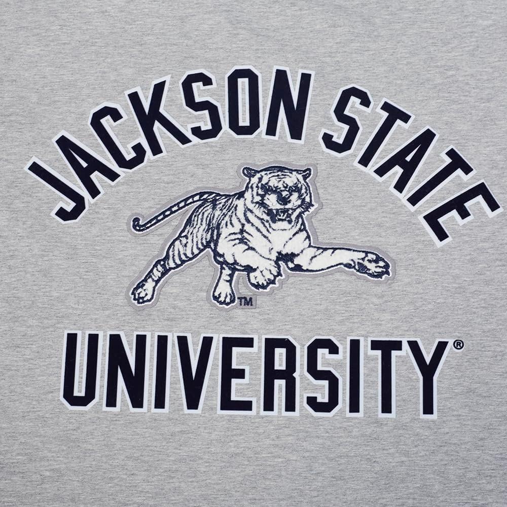 image:imagePro Standard Mens College Classic Chenille Stacked Logo Short Sleeve TeeHeather Grey