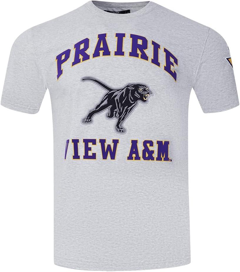 image:imagePro Standard Mens College Classic Chenille Stacked Logo Short Sleeve TeeHeather Grey