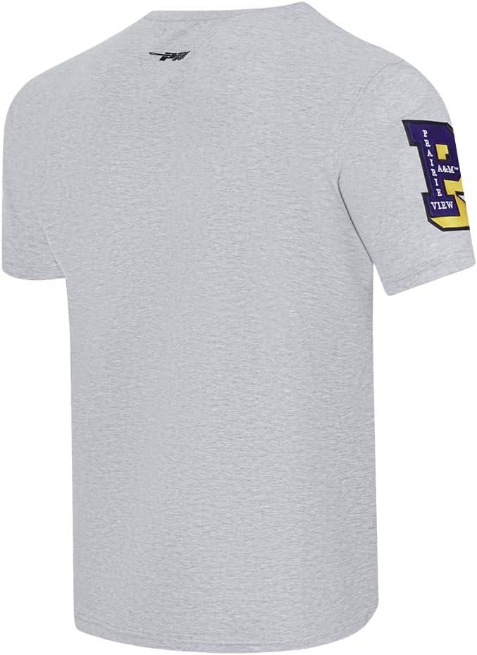 image:imagePro Standard Mens College Classic Chenille Stacked Logo Short Sleeve TeeHeather Grey
