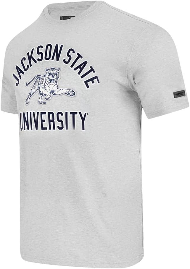 image:imagePro Standard Mens College Classic Chenille Stacked Logo Short Sleeve TeeHeather Grey