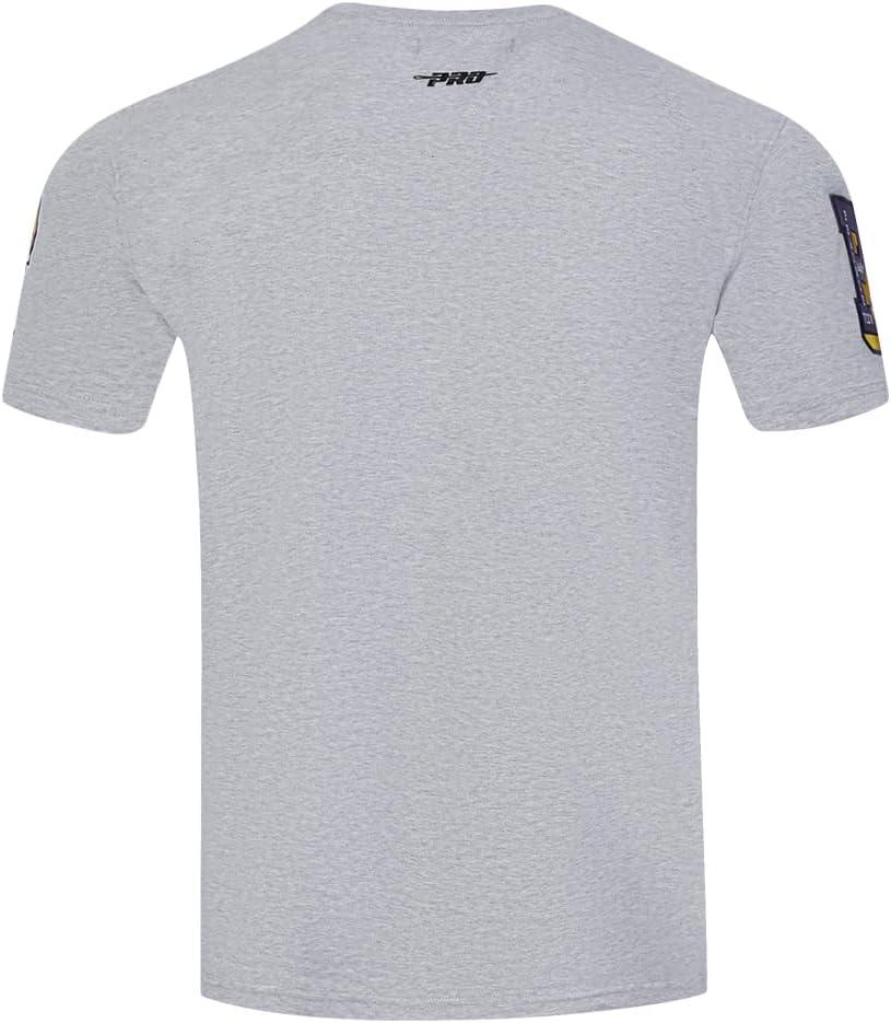 image:imagePro Standard Mens College Classic Chenille Stacked Logo Short Sleeve TeeHeather Grey