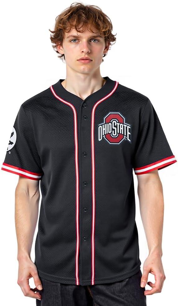 image:imagePro Standard Mens College Mesh Button Down TopBlack
