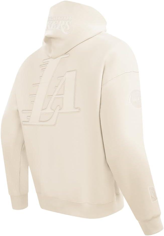 image:imagePro Standard Mens NBA Los Angeles Lakers Luka Doncic 77 Neutral Player Pull Over Hoodie Eggshell L