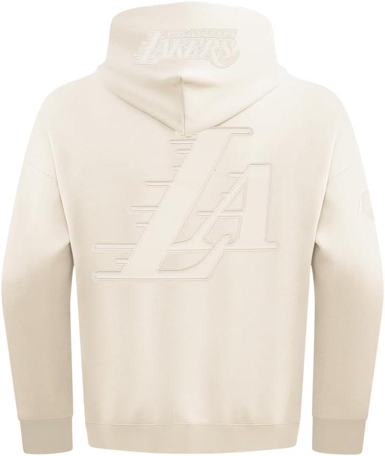 image:imagePro Standard Mens NBA Los Angeles Lakers Luka Doncic 77 Neutral Player Pull Over Hoodie Eggshell L