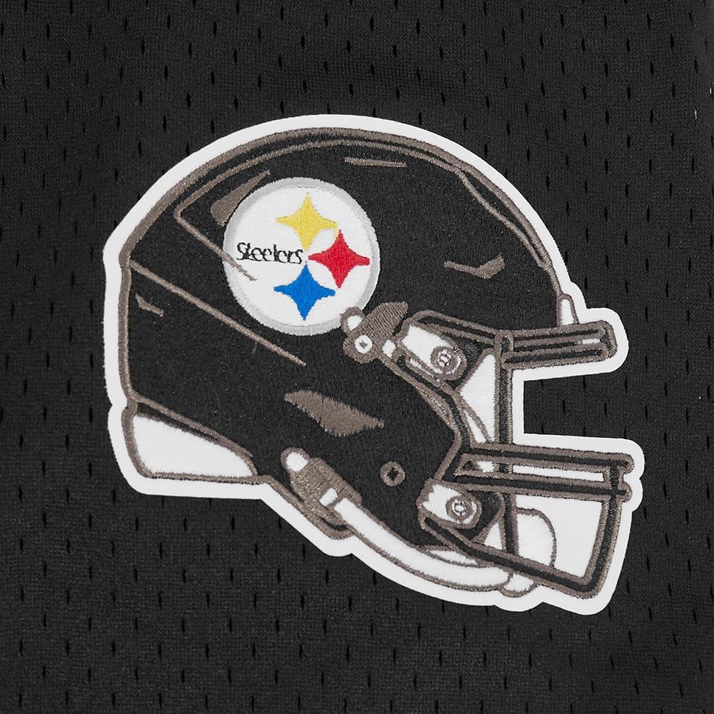image:imagePro Standard Mens NFL Mesh Button Down TopBlackYellow