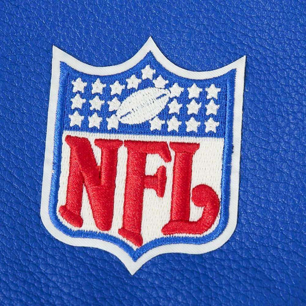 image:imagePro Standard Mens NFL Modern Originals Varsity JacketEggshellRoyal Blue