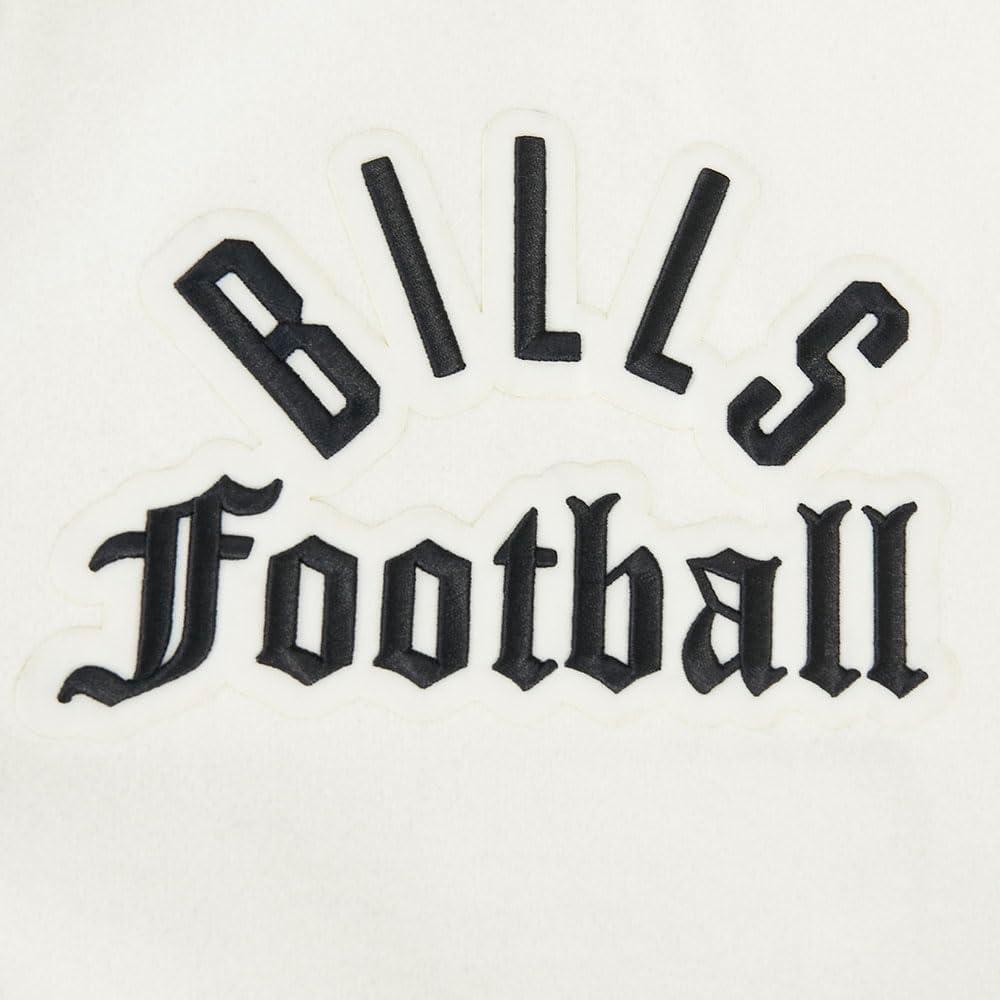 image:imagePro Standard Mens NFL Modern Originals Varsity JacketEggshellRoyal Blue
