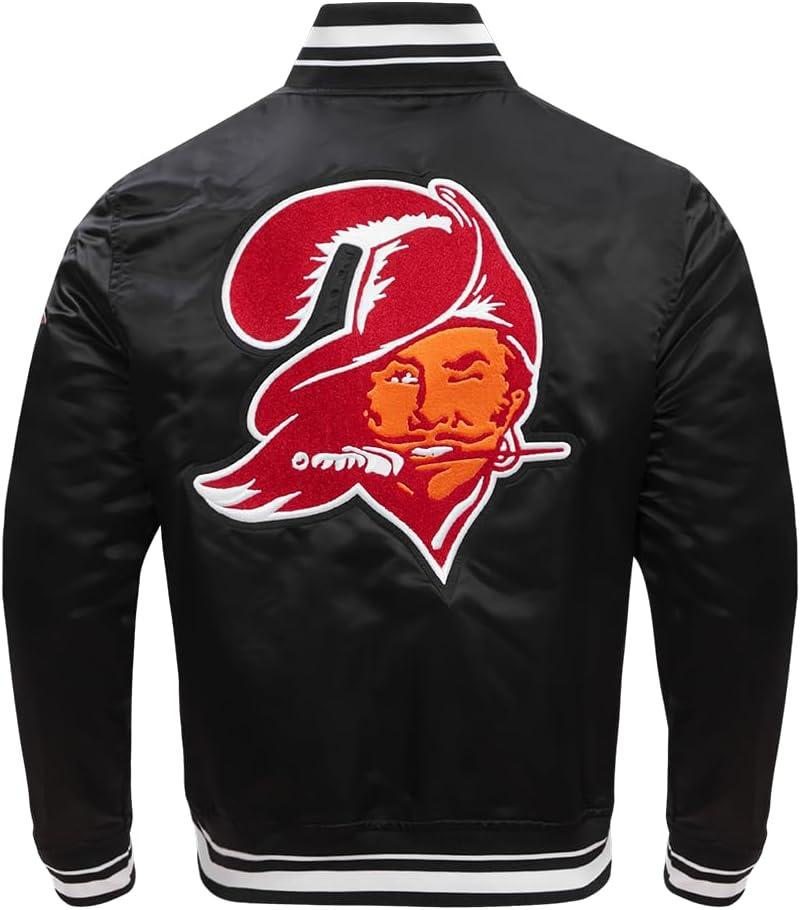 image:imagePro Standard Mens NFL Retro Classics Satin JacketBlack