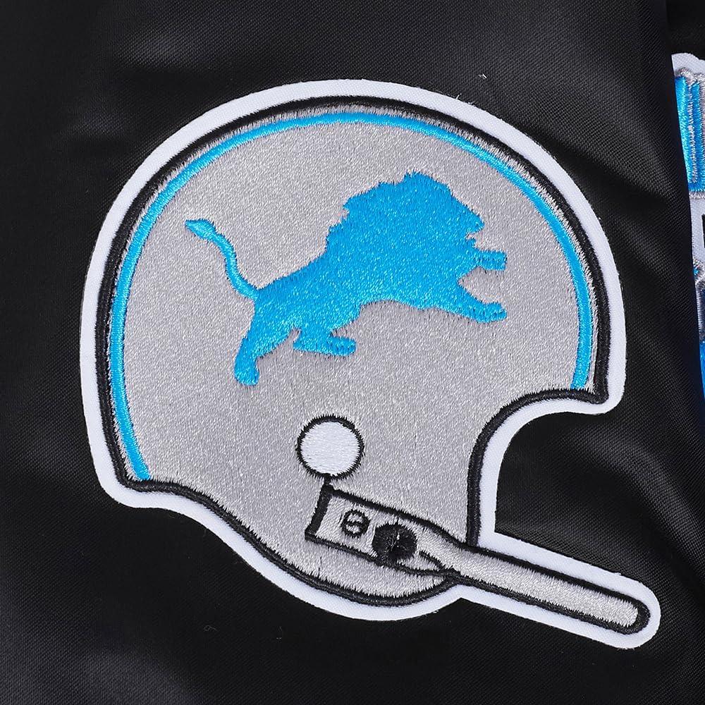 image:imagePro Standard Mens NFL Retro Classics Satin JacketBlack