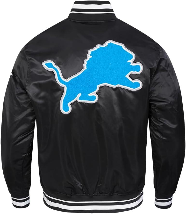 image:imagePro Standard Mens NFL Retro Classics Satin JacketBlack