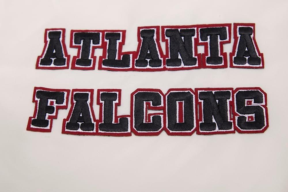 image:imagePro Standard Mens NFL Retro Classics Satin JacketEggshell Red
