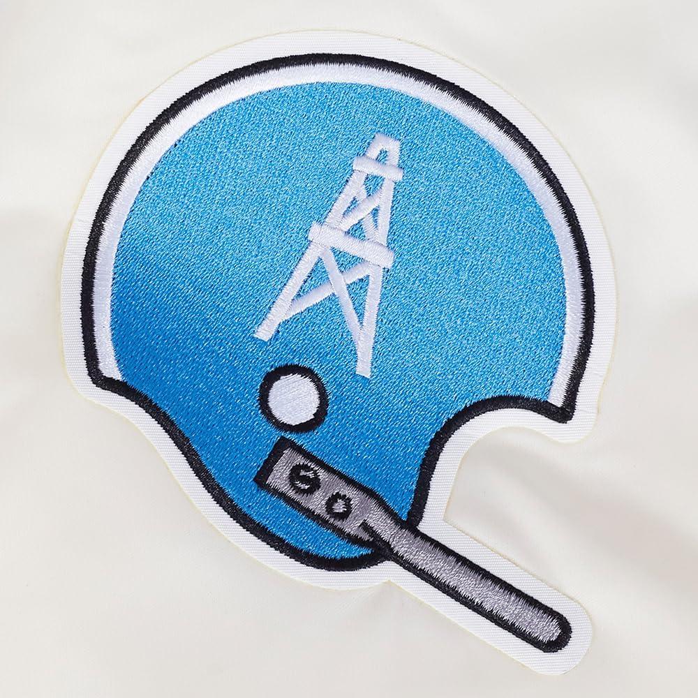 image:imagePro Standard Mens NFL Retro Classics Satin JacketEggshell University Blue