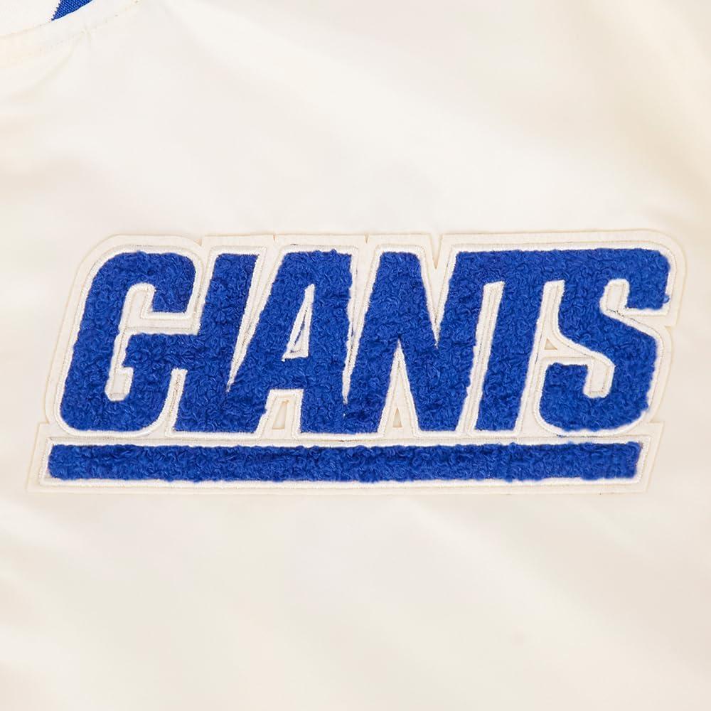 image:imagePro Standard Mens NFL Retro Classics Satin JacketEggshellDodger Blue