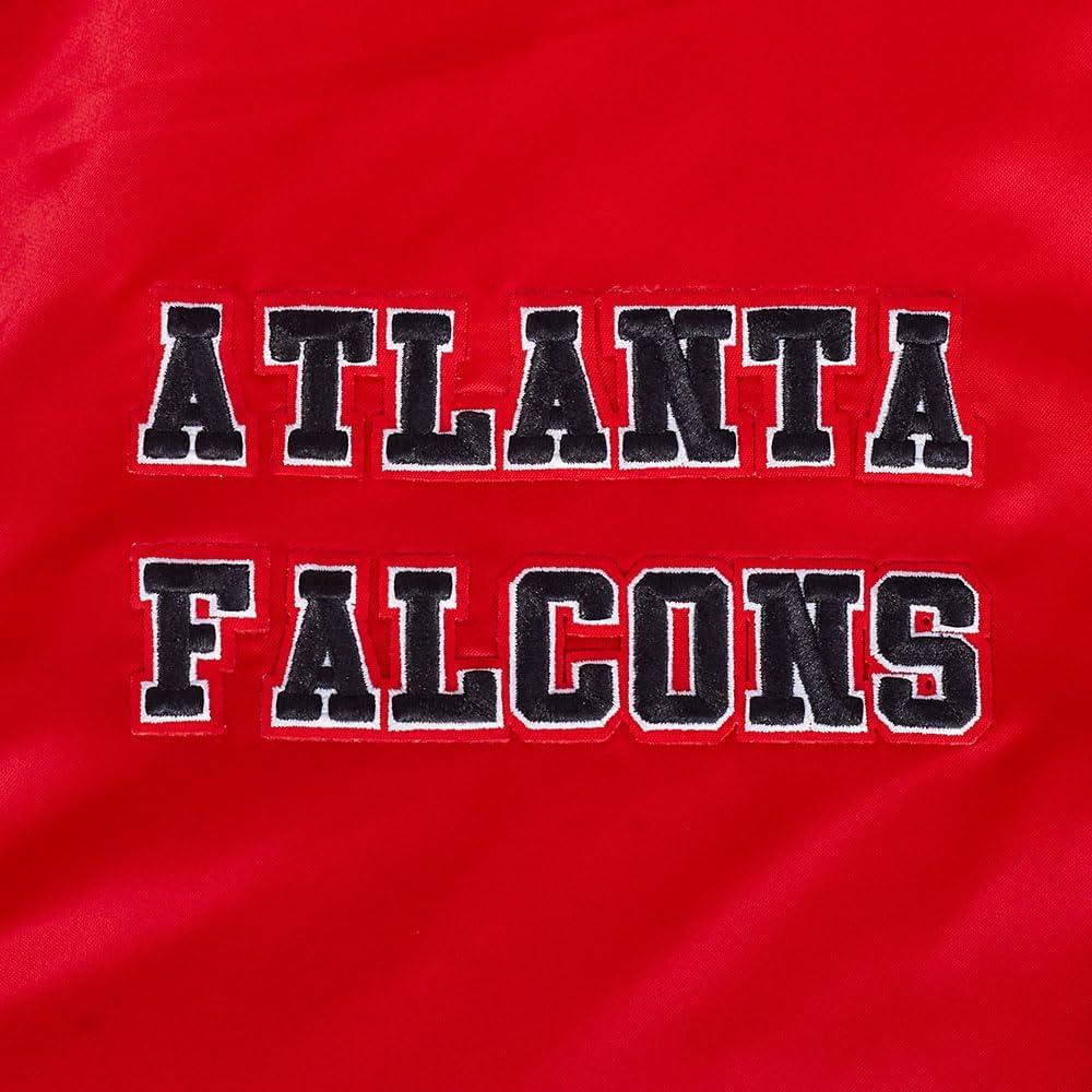 image:imagePro Standard Mens NFL Retro Classics Satin JacketRedBlack